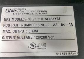 Lot #91: One AC Sinergy II SE06XH Portable UPS - WireBids
